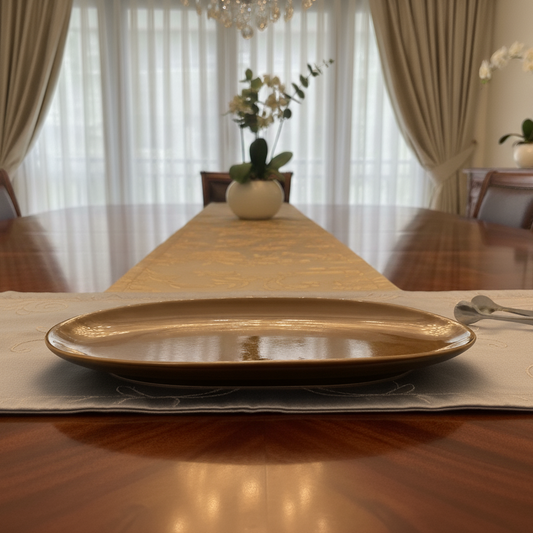 Golden Bloom Platter