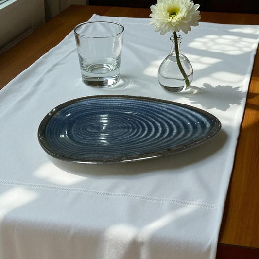 Azure Ripple Platter