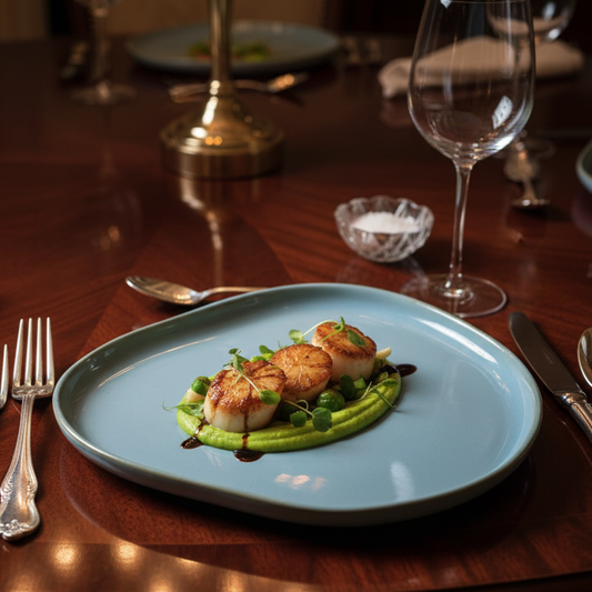 Azure Curve Plate