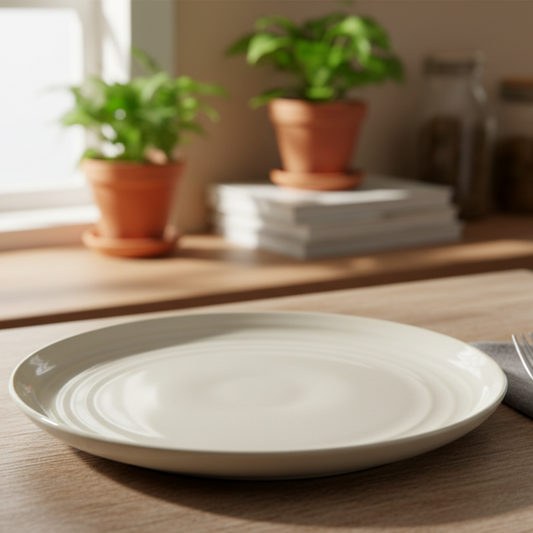 Ivory Whisper Plate